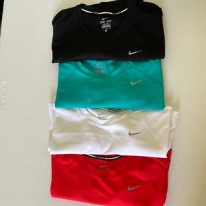 Nike Men’s Dri-fit Mesh Running Shirts x4